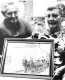 Reunion co-organisers Bruce and Margaret Cullen